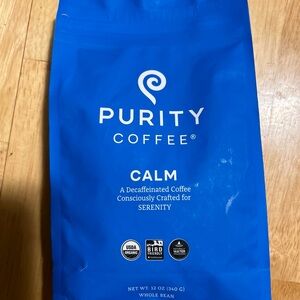 Purity Coffee CALM Decaf Ground Coffee - Natural Water Decaffeinated Coffee -...